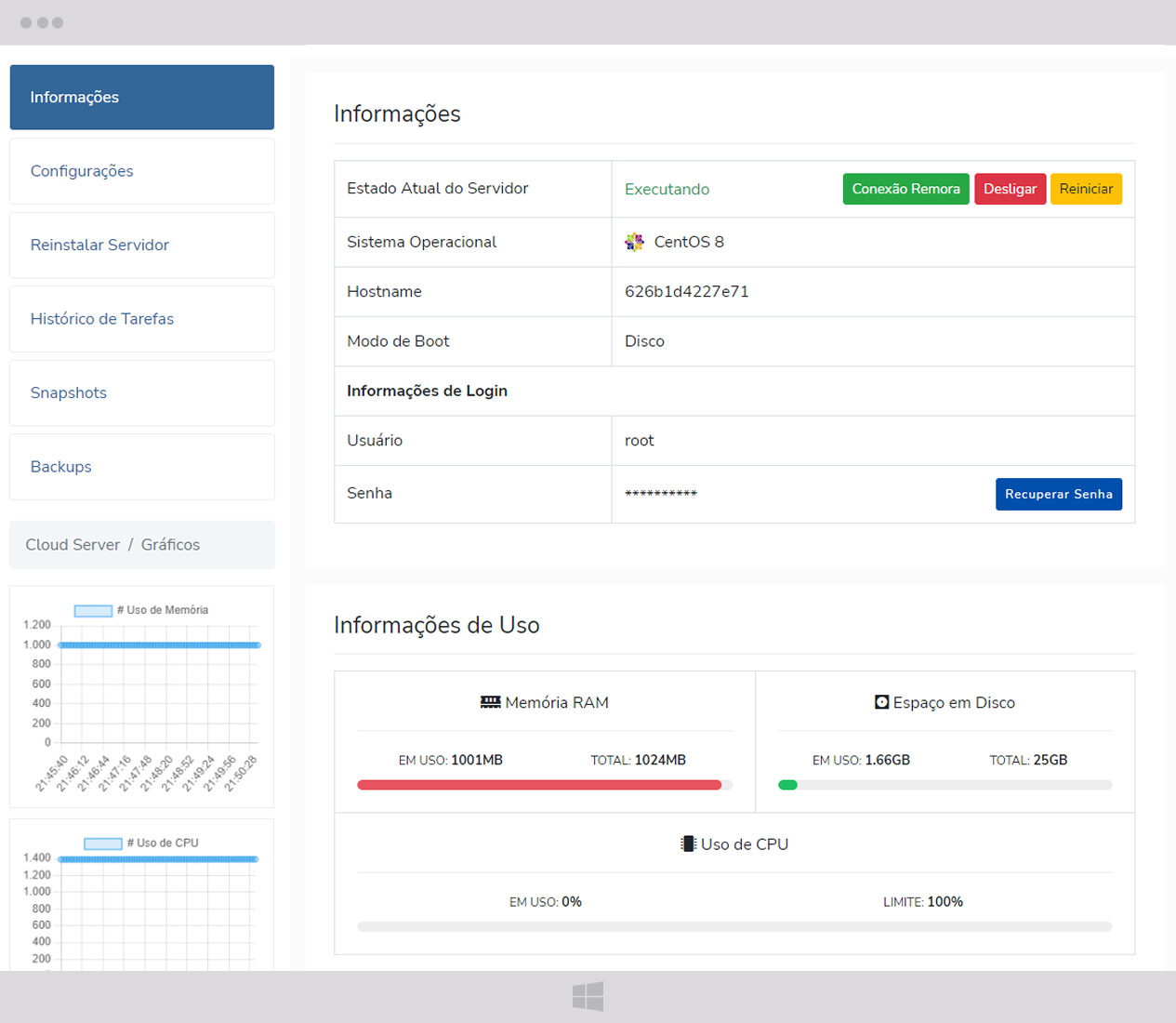 Server SolusIO e SolusVM 2.0