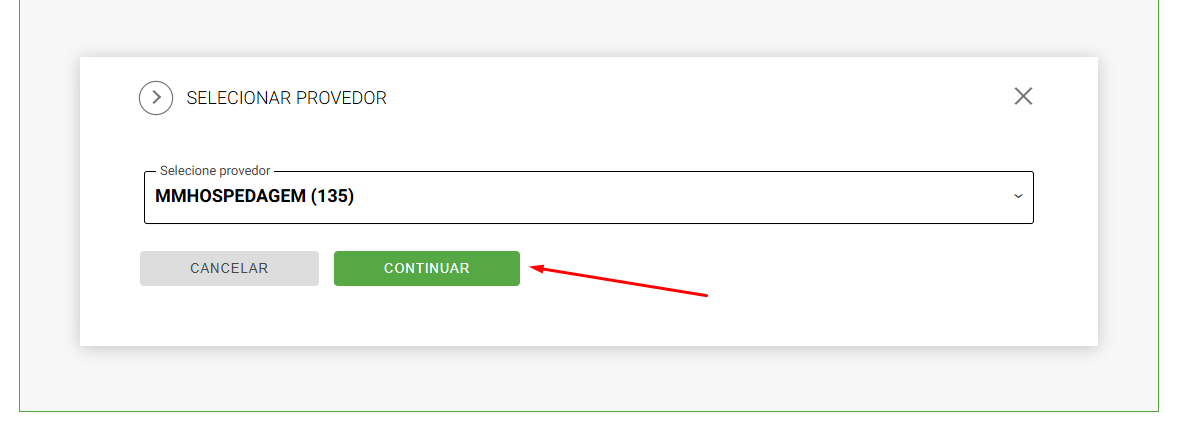 Etapa 3 para alterar o provedor no Registro.br